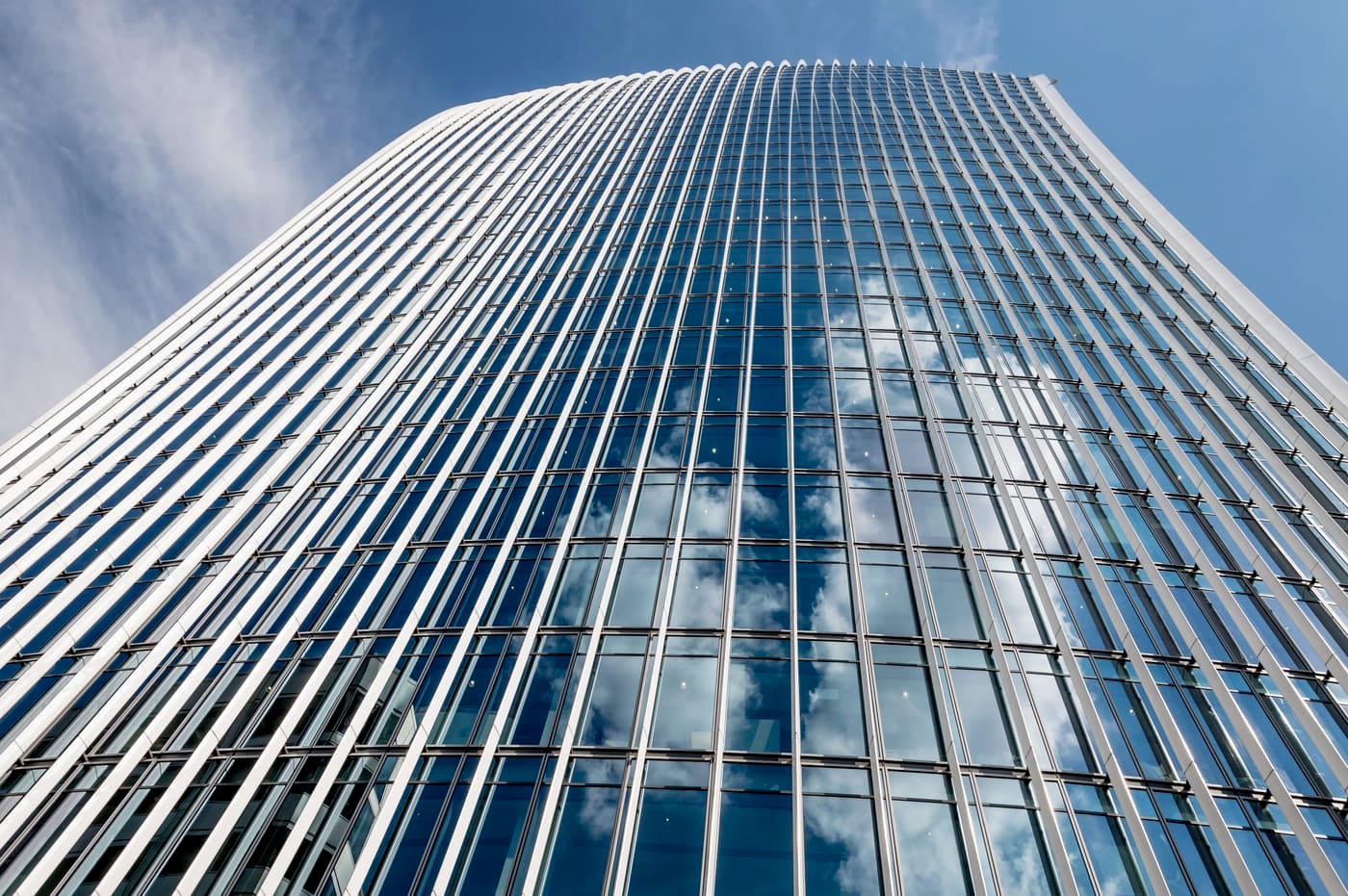 Aluminium curtain-wall façade — commercial tower — project image, anonymised