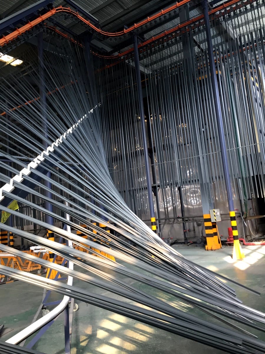 Anodizing & powder coating — CBM Global factory, Shandong