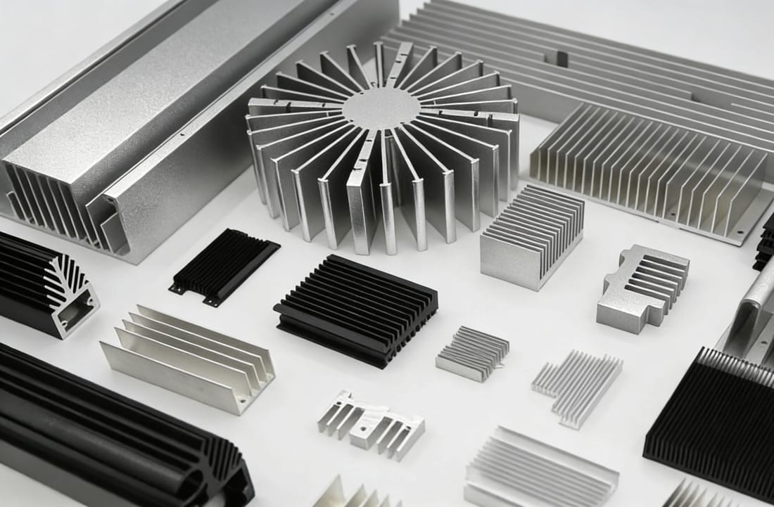 Heat sinks — product photograph